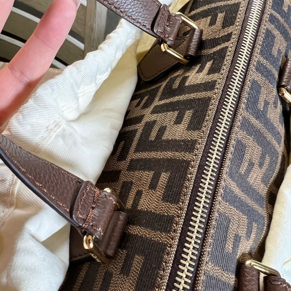 Fendi Tobacco Zucca Boston bag - Picture 11 of 16